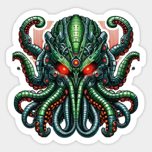 Biomech Cthulhu Overlord S01 D50 Sticker